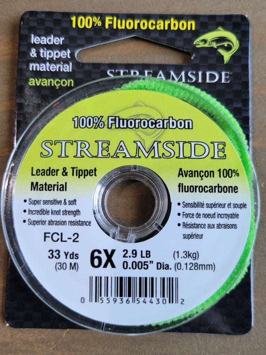 Streamside Fluorocarbon Leader & Tippet Material 2.9b 33yd C.G. Emery