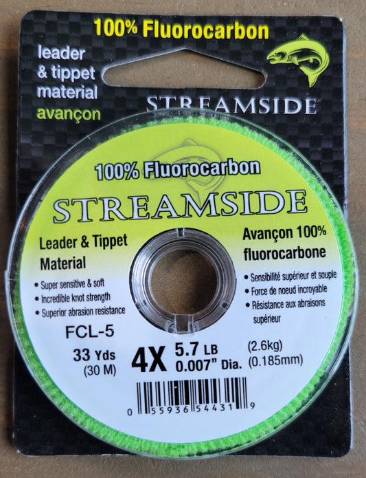 Streamside Fluorocarbon Leader & Tippet Material 5.7lb 30m C.G. Emery