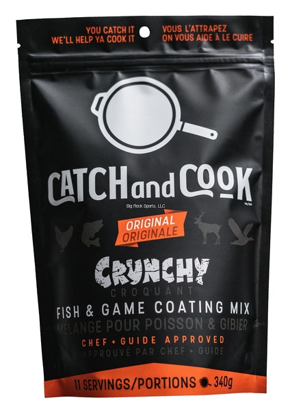 Catch and Cook Fish And Game Coating Mix, Original Crunchy Flavor