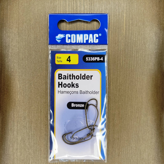 COMPAC Bait Hooks 5pcs #4 C.G. Emery