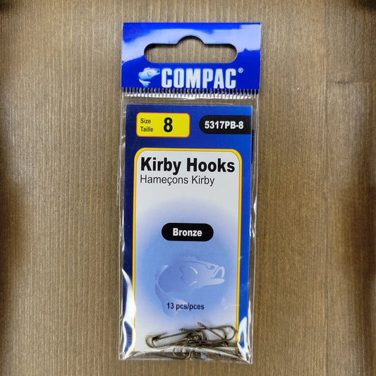 COMPAC Kirby Hooks #8 13pcs C.G. Emery