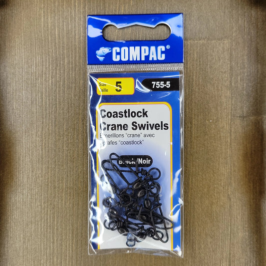 Compac Crane Swivel with Coastlock Snap #5 8pcs C.G. Emery