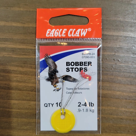 Eagle Claw Bobber Stop 2-4lb Rubber w/ring (SM) Walleye Master