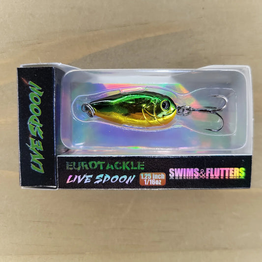 Euro Tackle Live Spoon 1/16oz Fire Tiger C.G. Emery