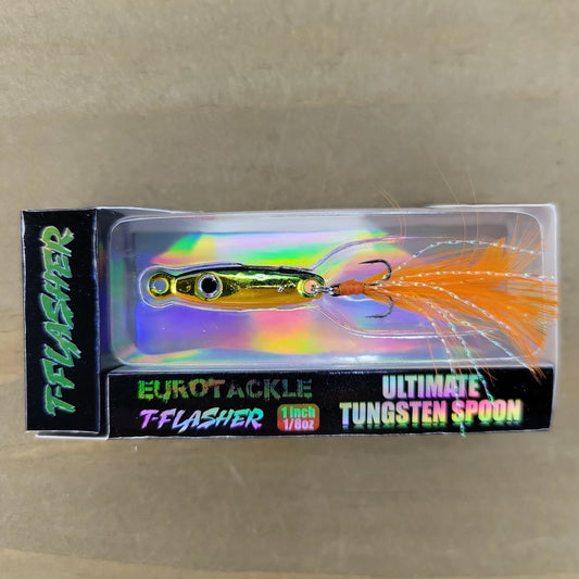 Euro-Tackle T-Flasher 1" Fire Tiger 1/8oz C.G. Emery