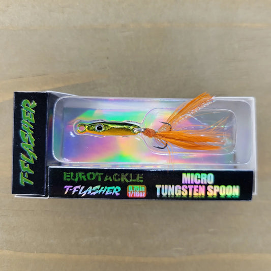 Euro-Tackle T-Flasher 3/4" Micro Fire Tiger 1/16oz C.G. Emery