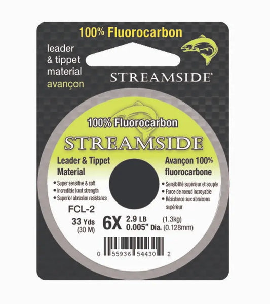 Streamside Fluorocarbon Leader & Tippet Material 6.6lb 33yd C.G. Emery