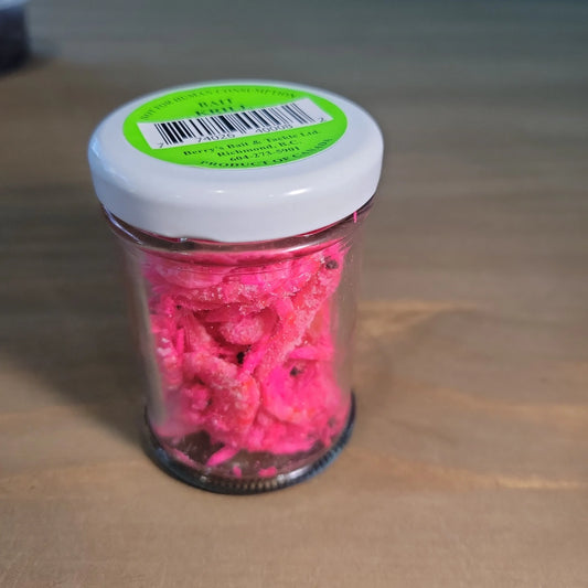Shrimp Bait Pink in Jar Walleye Master