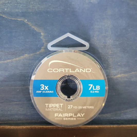 Cortland Fairplay Tippet Material 3x 7lb 27yd Cariboo