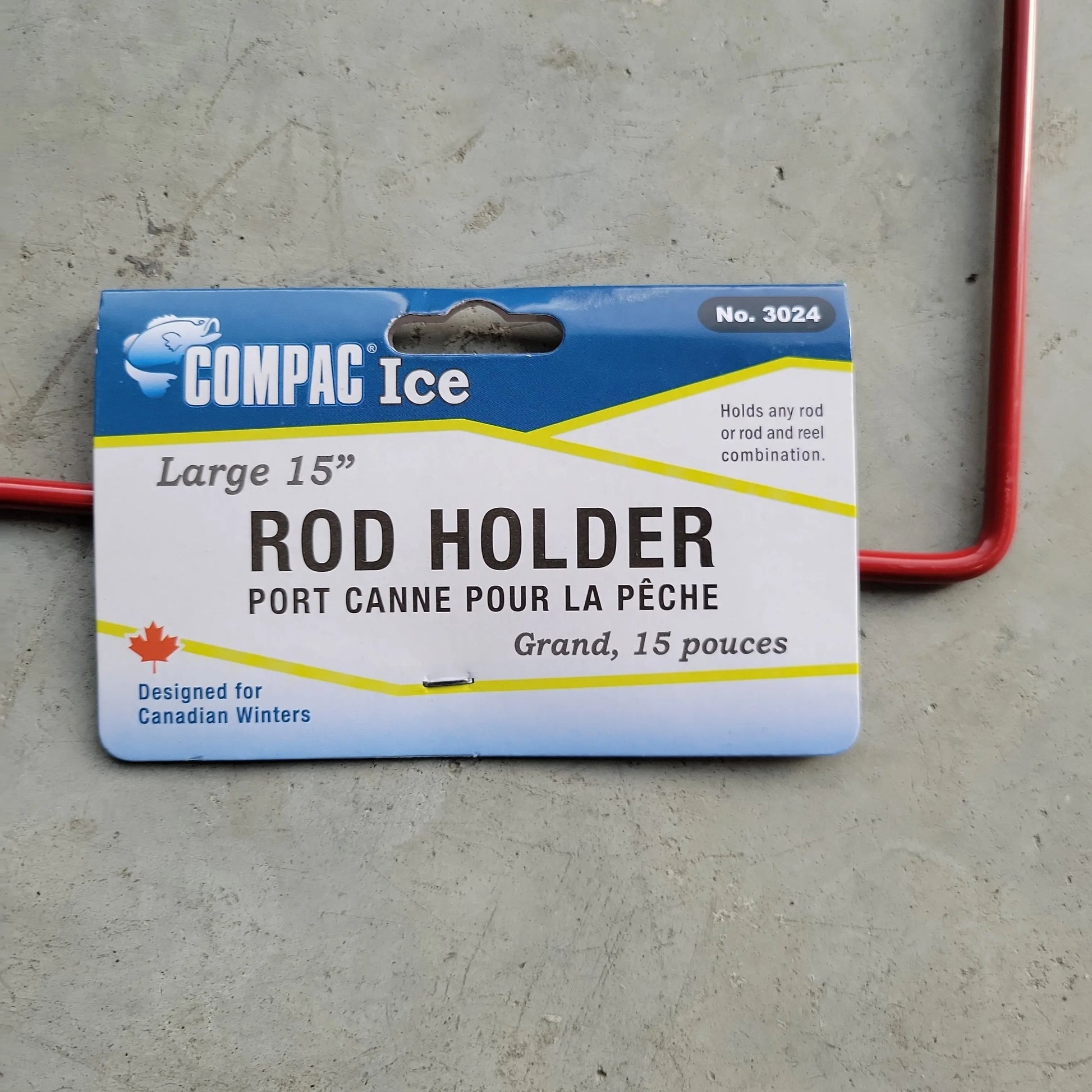 COMPAC Ice Rod Holder 15" C.G. Emery