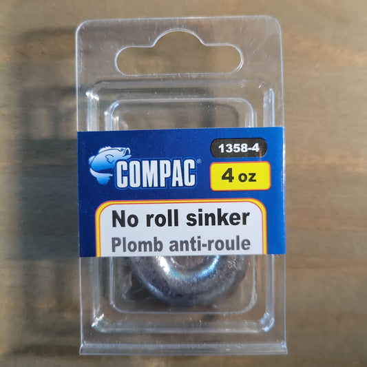 COMPAC No Roll Sinker 4oz 1/pk C.G. Emery