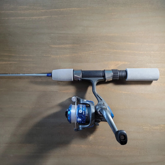 Emery Ice Fishing Rod and Reel Combo Med Action 28" C.G. Emery