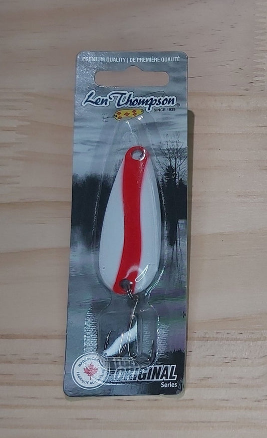 Len Thompson Red & White Spoons Walleye Master