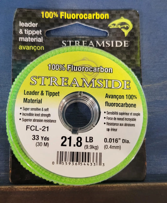 Streamside Fluorocarbon Leader & Tippet Material 21.8lb 30m C.G. Emery