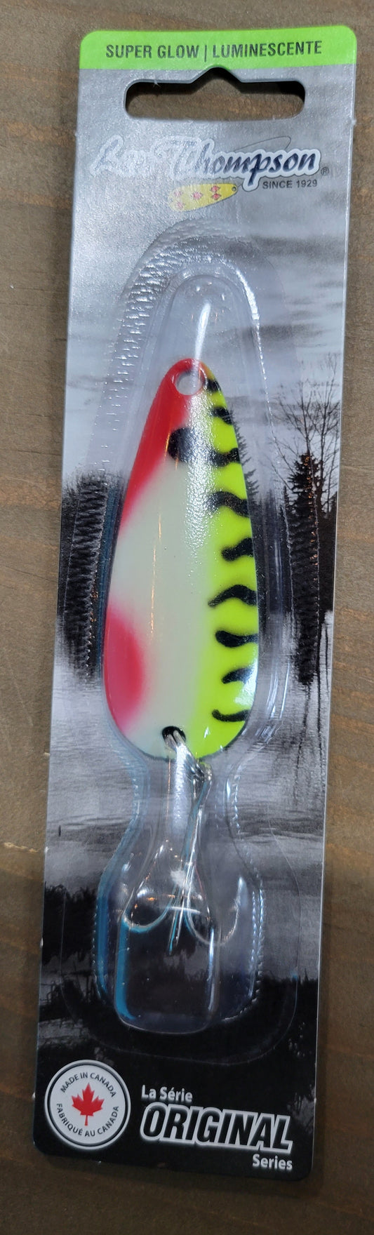 Len Thompson Glowing Red Yellow Belly Spoons Walleye Master