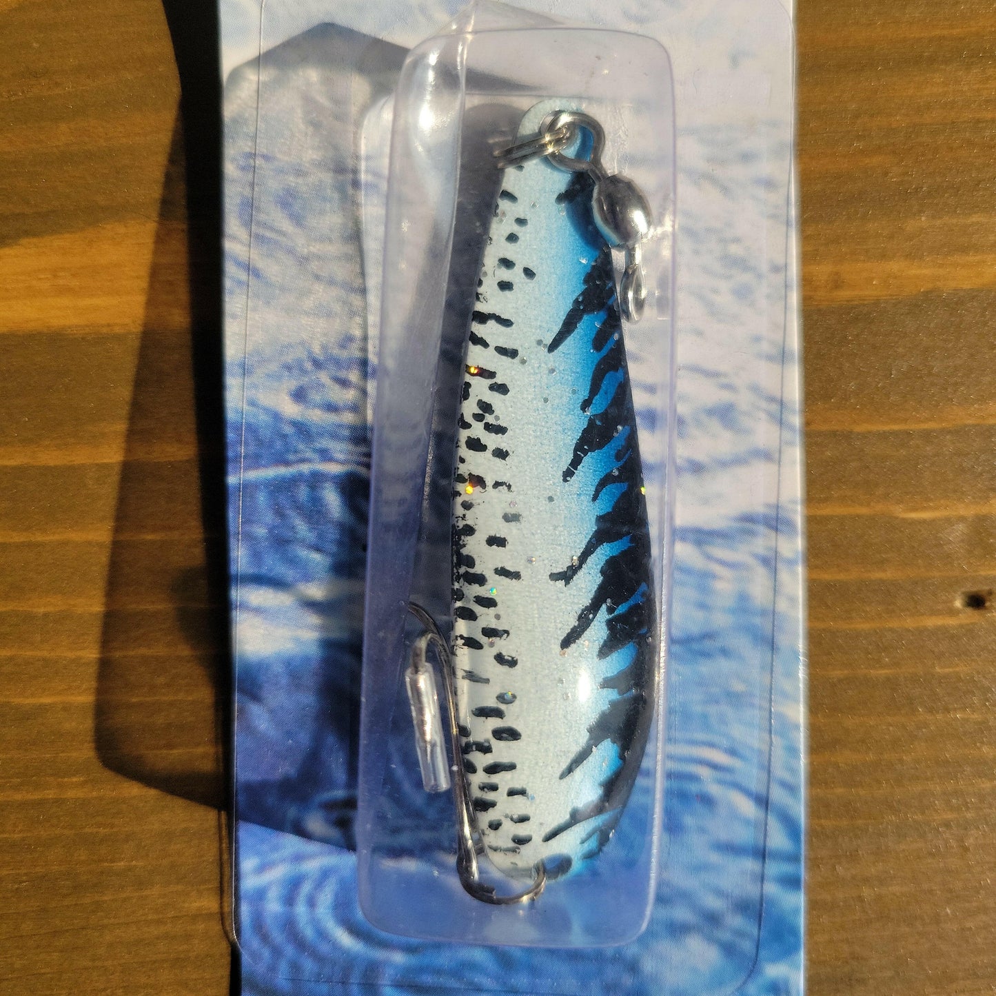 COMPAC Crocodile Lure 1/2oz Blue Tiger C.G. Emery