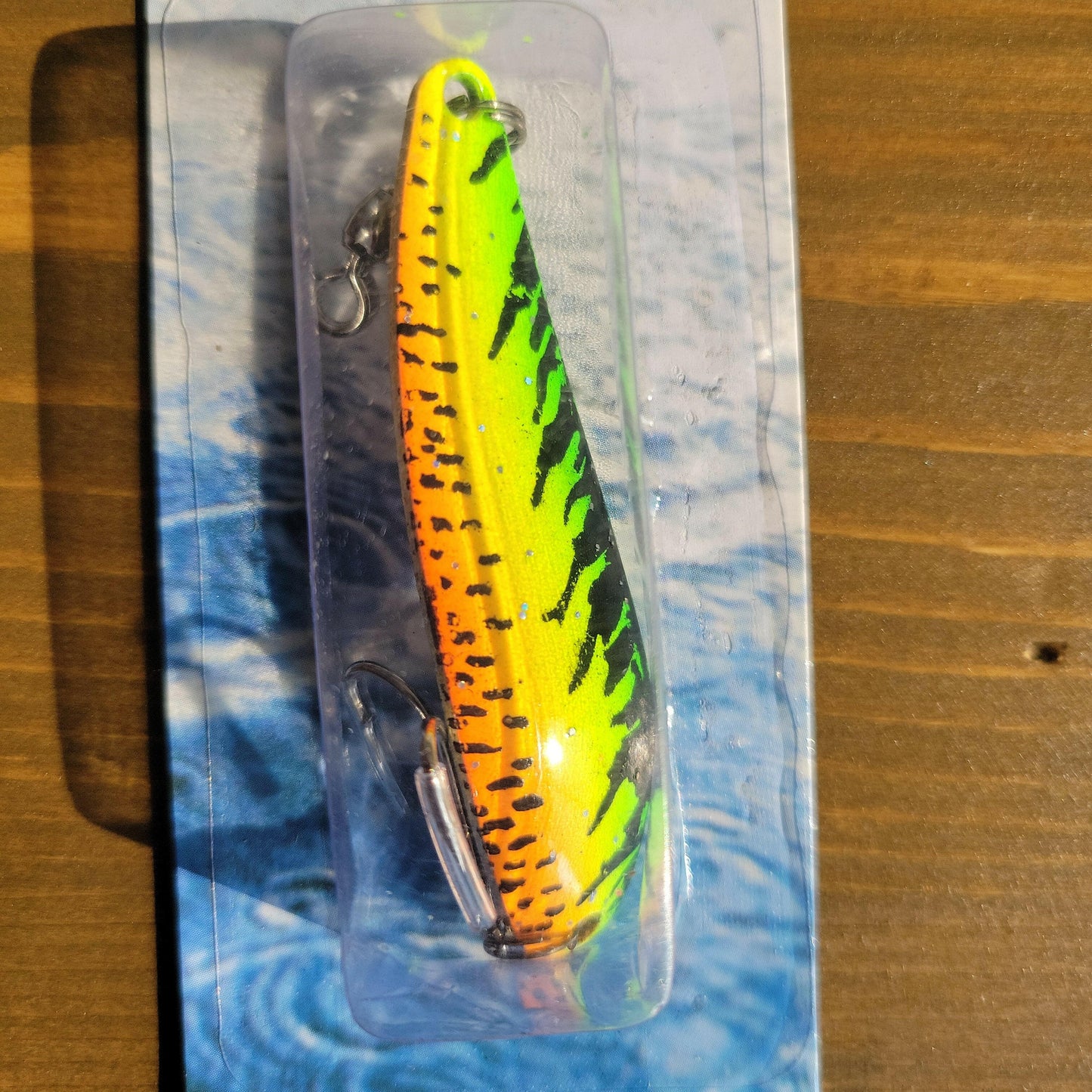 COMPAC Crocodile Lure 1/2oz Fire Tiger C.G. Emery