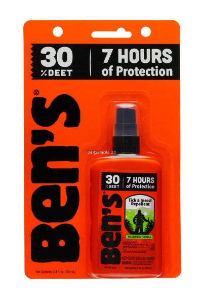 Ben's Insect & Tick Repellent, 1.25oz Pump Spray, 30% DEET Big Rock Sports