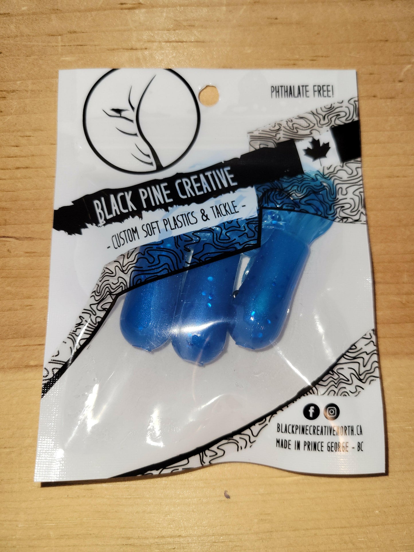 Black Pine 2.75" Tubes 3/pk - Stony Tackle Shack