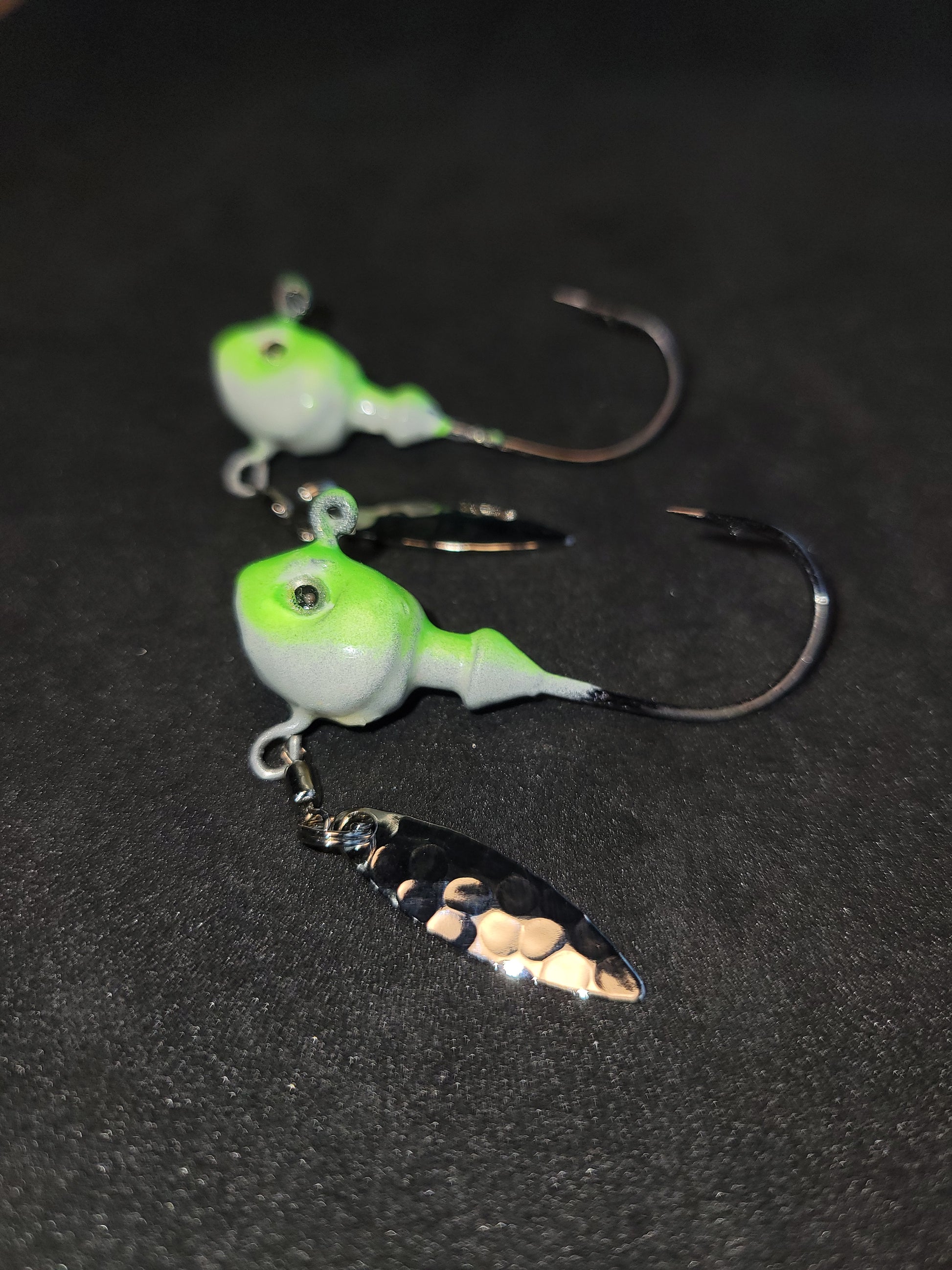 Big Sky Cyclone 1/2oz Hecla Hammer Jigs w/Flasher - Stony Tackle Shack