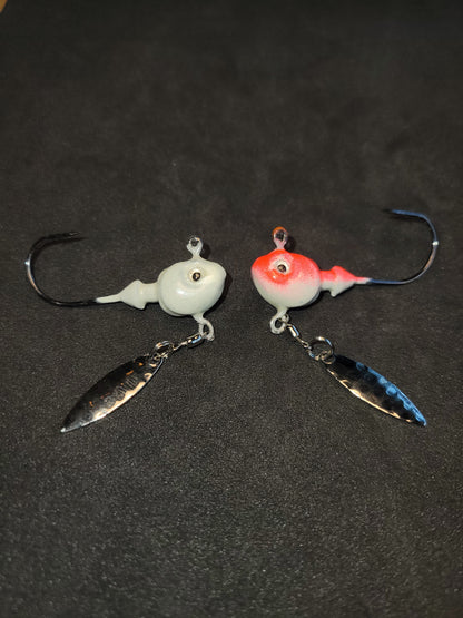 Big Sky Cyclone 1/2oz Hecla Hammer Jigs w/Flasher - Stony Tackle Shack