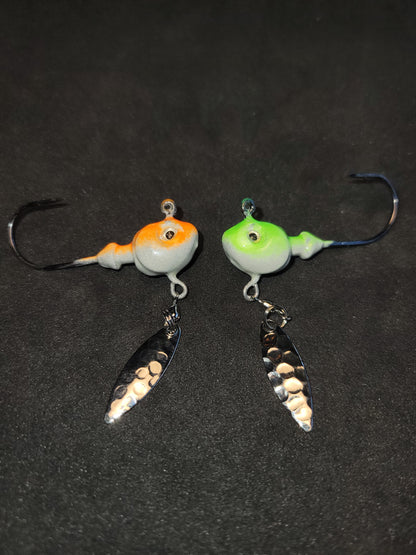 Big Sky Cyclone 1/2oz Hecla Hammer Jigs w/Flasher - Stony Tackle Shack