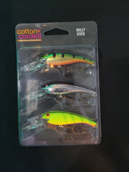 Cotton Cordell Wally Diver Triple Threat 3/pc set - Stony Tackle Shack