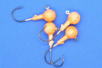 Big Sky 1/4oz Ball Jigs Glow 4/pack Big Sky