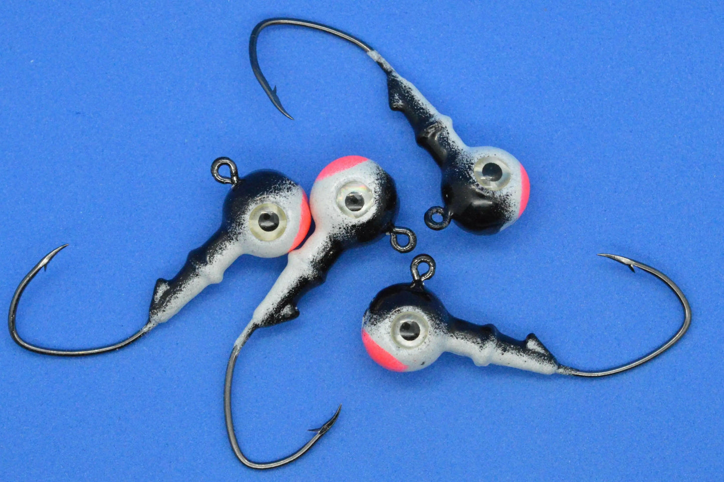 Big Sky Mean Machine 1/4oz Glow Jig Heads 4/pack Big Sky