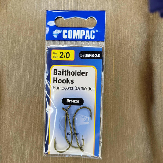 COMPAC Bait Hooks 3pcs #2/0.