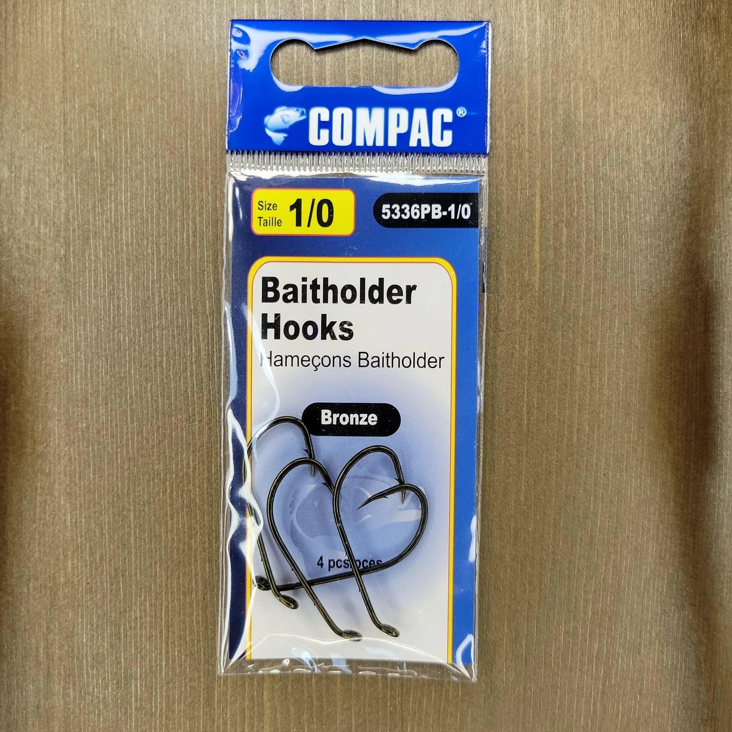 COMPAC Bait Hooks 4pcs #1/0.