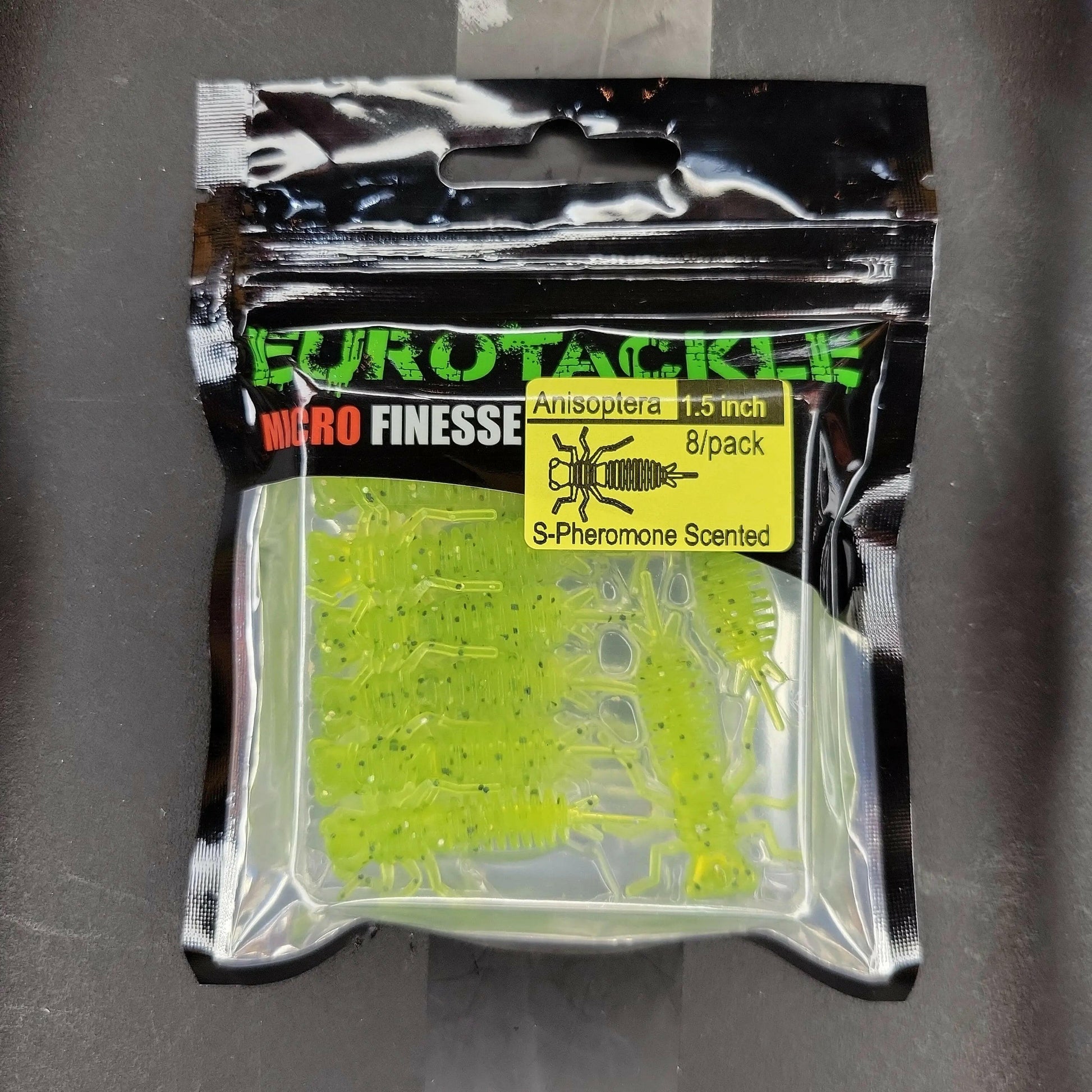 Euro-Tackle Anisoptera Bait Chartreuse 8/pk C.G. Emery