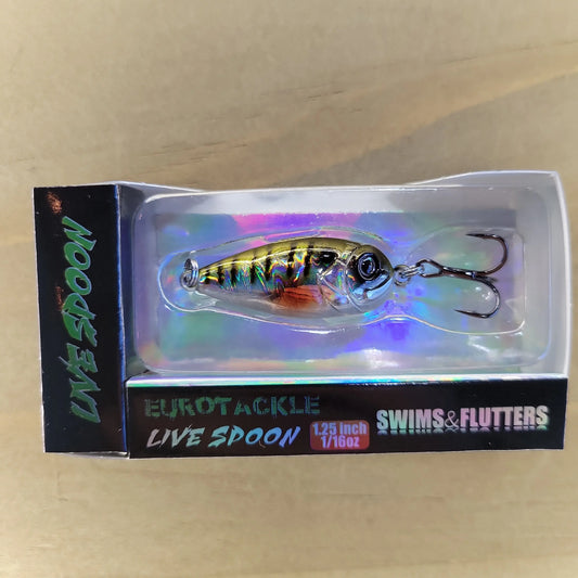 Euro Tackle Live Spoon 1/16oz Baby Blue Gill C.G. Emery