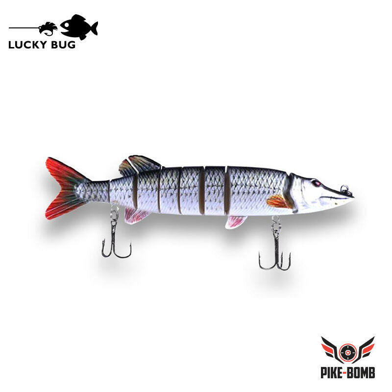 Lucky Bug 5" Pike Bomb Lures Lucky Bug Lures