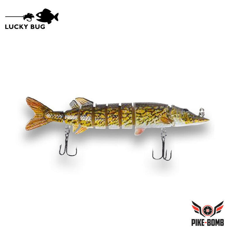 Lucky Bug 5" Pike Bomb Lures Lucky Bug Lures