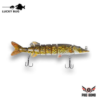 Lucky Bug 5" Pike Bomb Lures Lucky Bug Lures