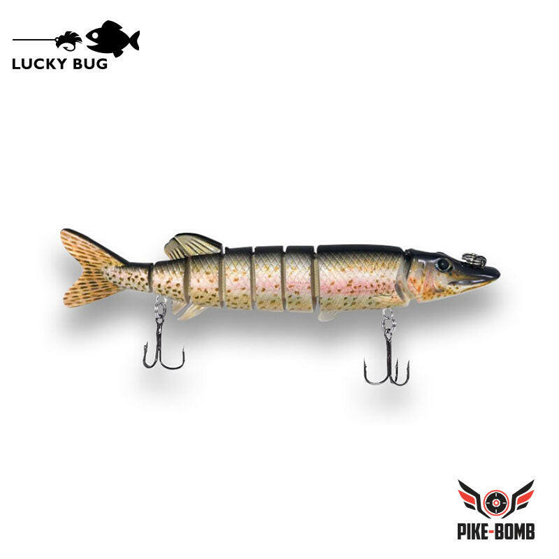 Lucky Bug 5" Pike Bomb Lures Lucky Bug Lures