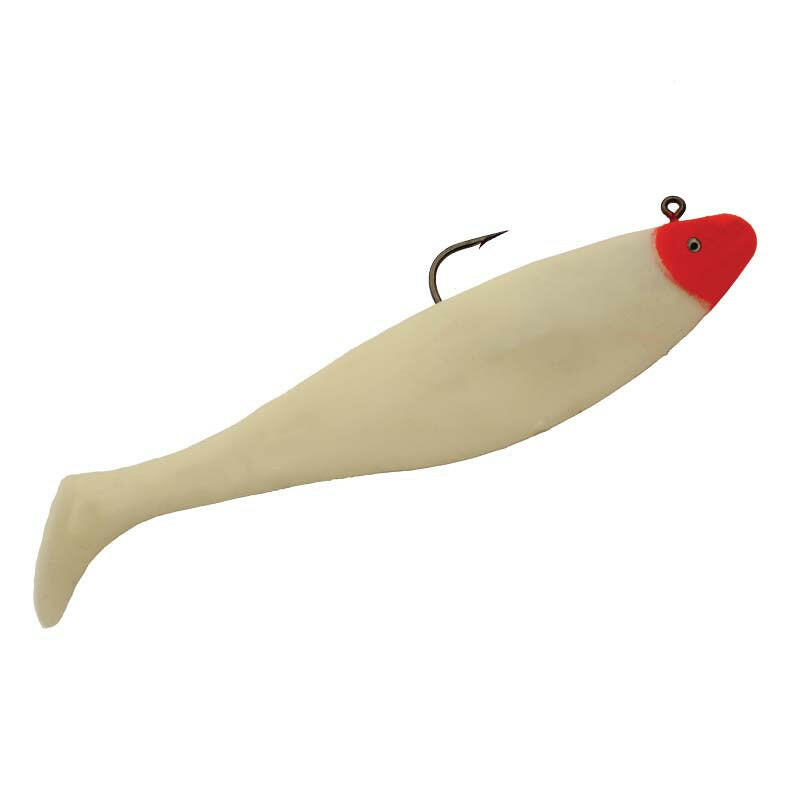 Compac White Ghost 5" soft plastic bait 3/4oz C.G. Emery