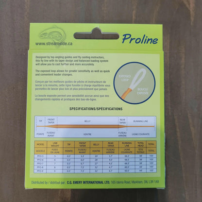 Streamside Proline Weight Forward Floating Fly Line With Loop Orange 7wt. 105ft.