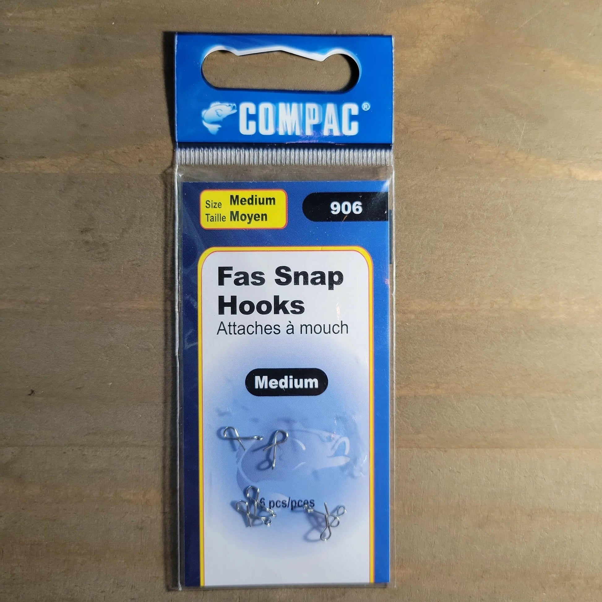 COMPAC Fas Snap Hooks Medium 6pack.