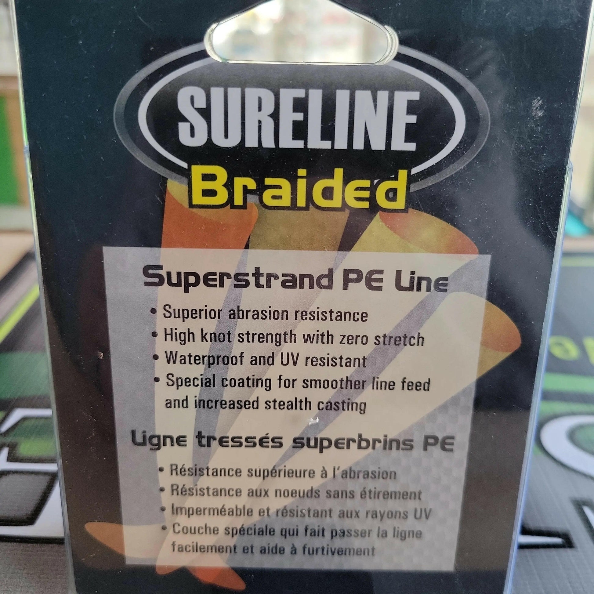 Sureline Braided Superstrand PE Line Green 300yds 10lb.