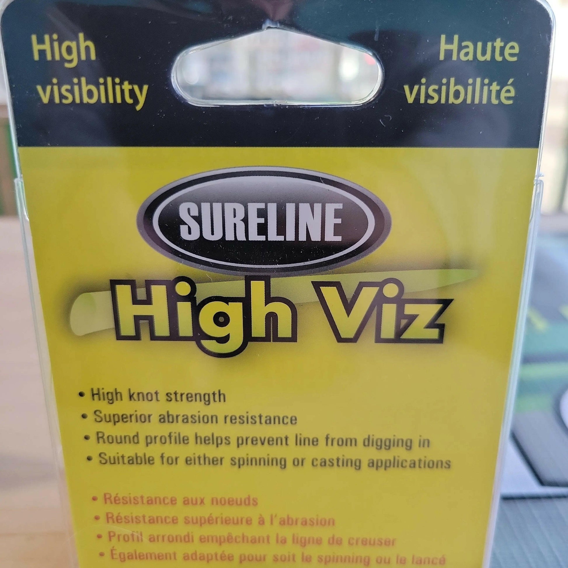 Sureline High Viz Monofilament Line 15lbs 150yds.