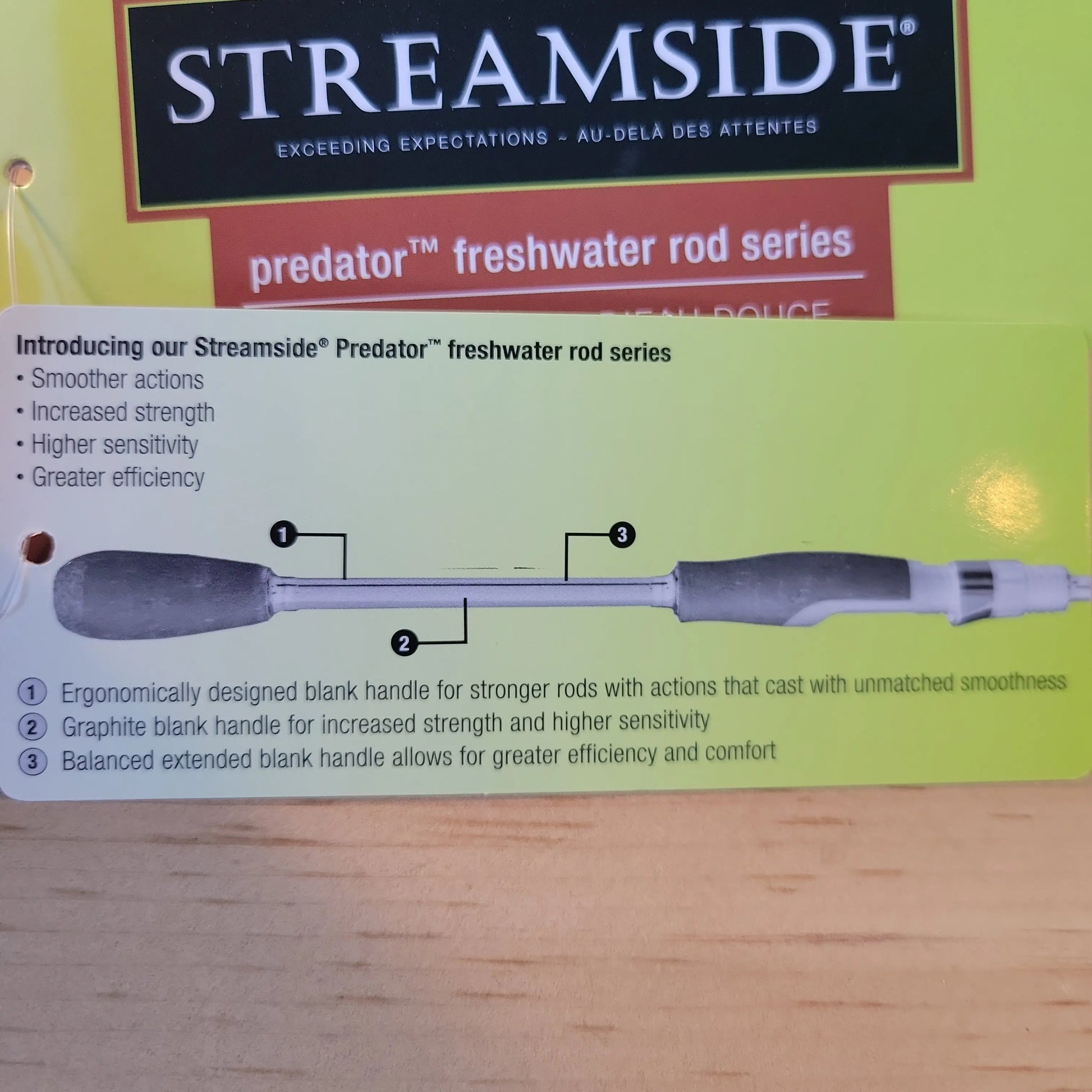 Streamside Predator Rod 2pc Med/Heavy Fast Action 10-25lb 6ft