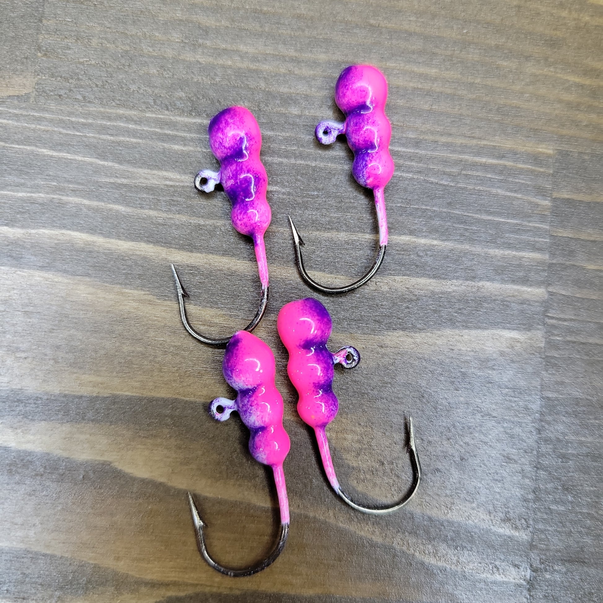 Big Sky Gruesome Grubs Glow Jigs 1/8oz 4/pack Big Sky