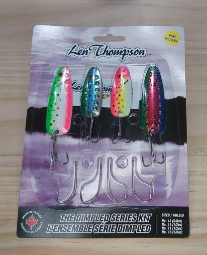 Len Thompson Dimpled Series Spoons Walleye Master