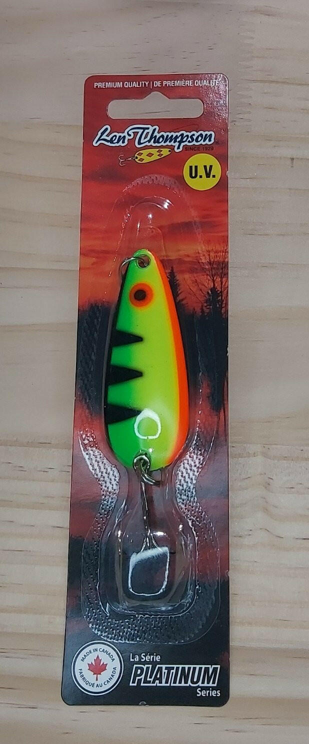 Len Thompson Platinum Series Fire Tiger Spoons Walleye Master