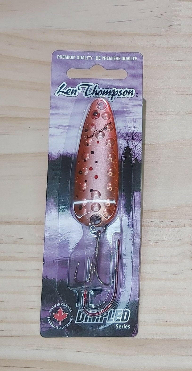 Len Thompson Dimpled Series Spoons Walleye Master