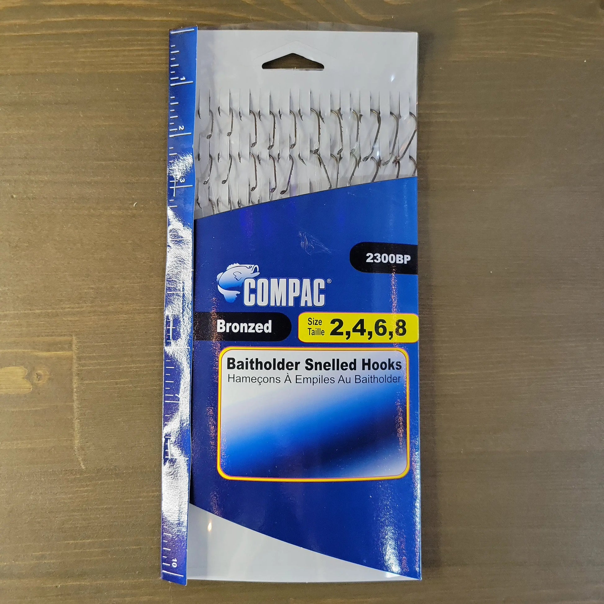 COMPAC Baitholder Snelled Hooks Assortment Bronzed 36pcs.