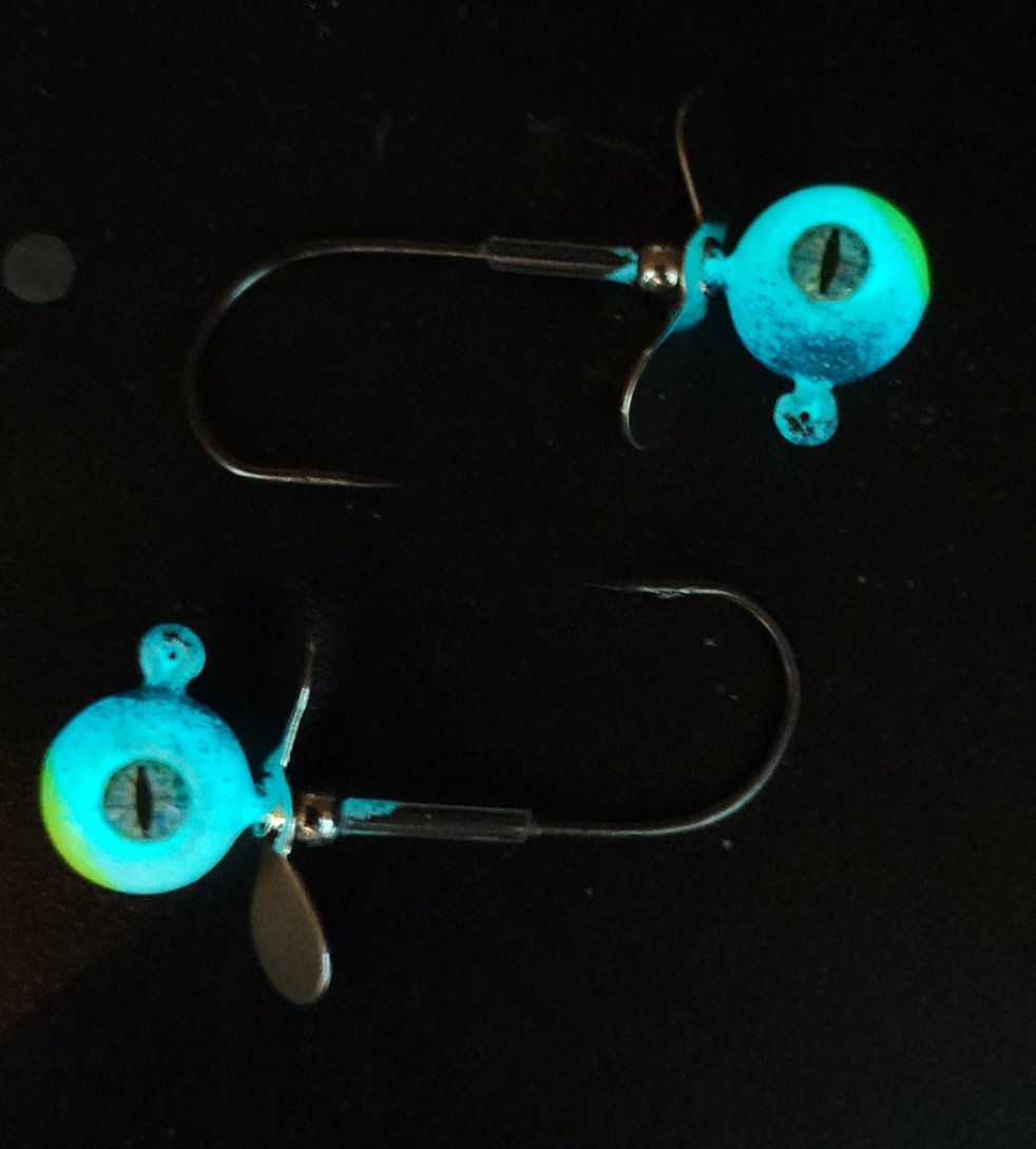 Big Sky Chopper Glow Jigs 1/4oz 2/pack Big Sky