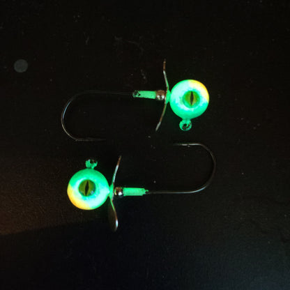 Big Sky Chopper Glow Jigs 1/4oz 2/pack Big Sky